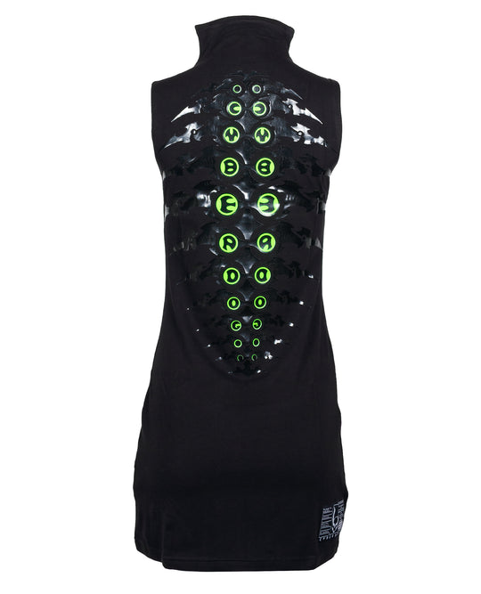 HI NECK DRESS GOTHIC EXO.