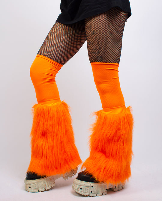 ICE LEG WARMERS FLUO ORANGE