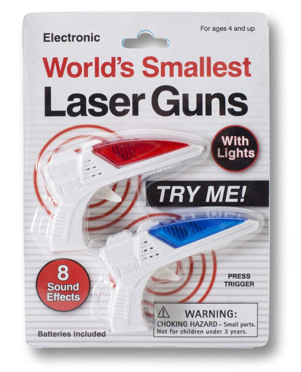 WORLDS SMALLEST LASER GUNS.