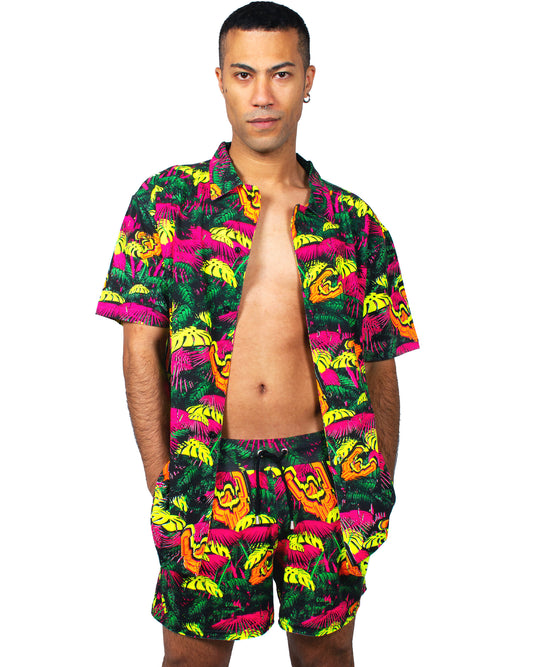 MENS SHIRT NEON JUNGLE.