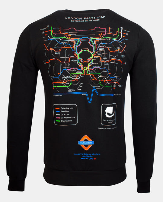 PARTY MAP SWEATSHIRT BACK