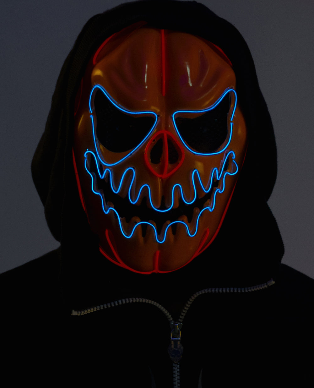 PUMPKIN HEAD LIGHT UP MASK.