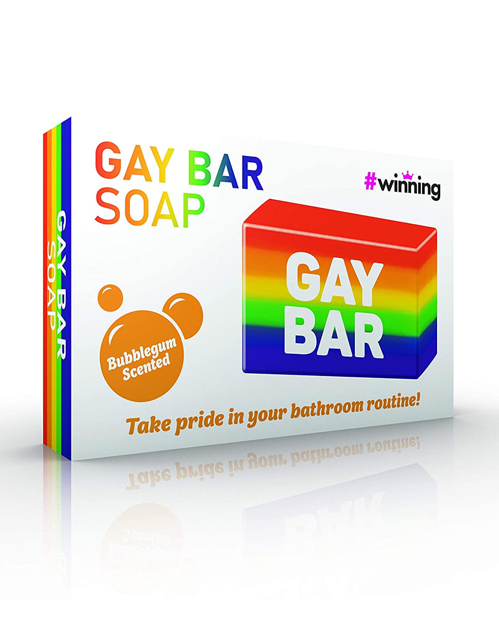 RAINBOW GAY BAR SOAP.