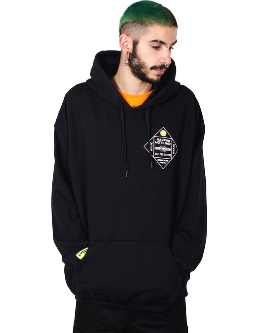 OVERSIZE RAVERS HOTLINE HOODY.