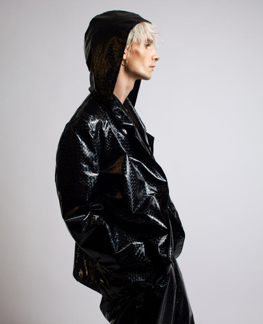 SLOUCH SUIT BLACK SIDE