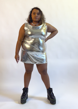 XXX CURVE ORBIT DRESS