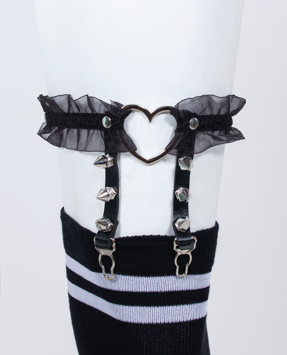 SPIKES N FRILLS SUSPENDER.