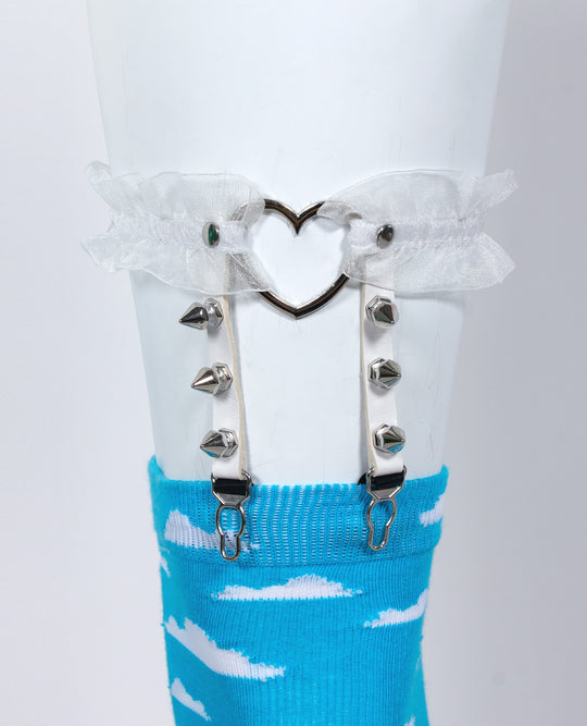 SPIKES N FRILLS SUSPENDER.
