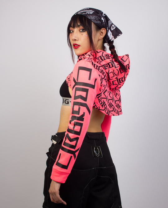 SUPER CROP HOODIE AMBIGRAM