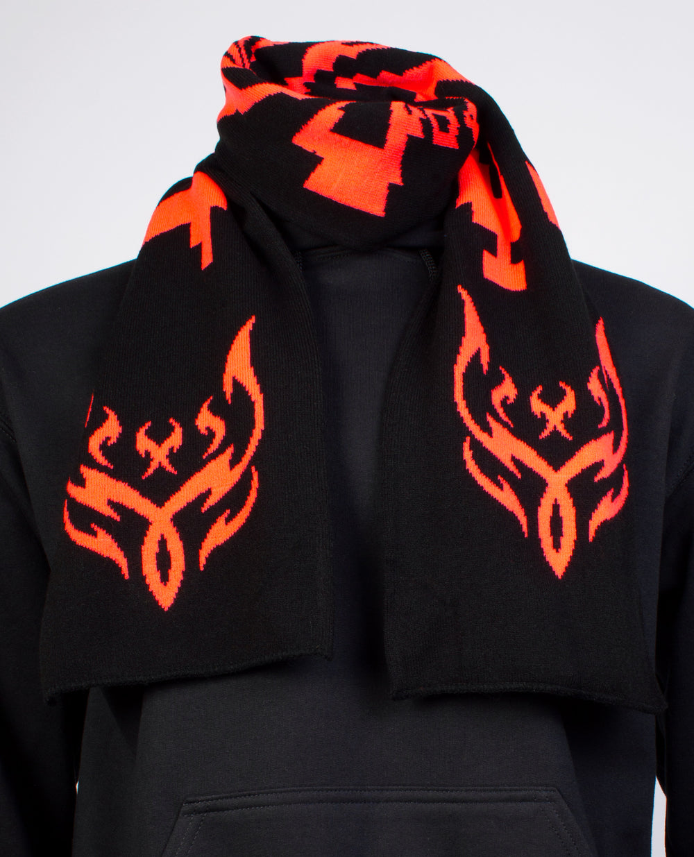 TRIBAL PHOENIX SCARF FRONT