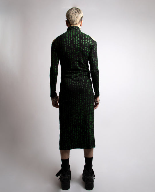 WOMENS DRESS L/S BINARY