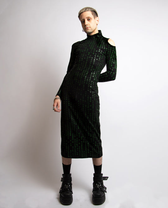 WOMENS DRESS L/S BINARY