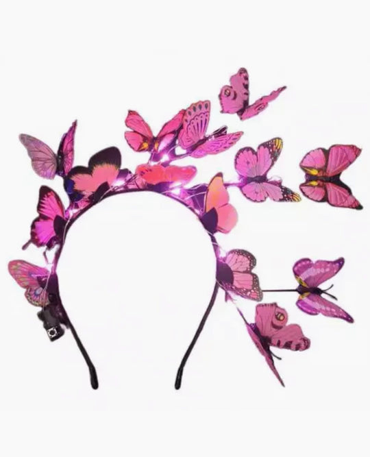 LIGHT UP BUTTERFLIES HEADBAND