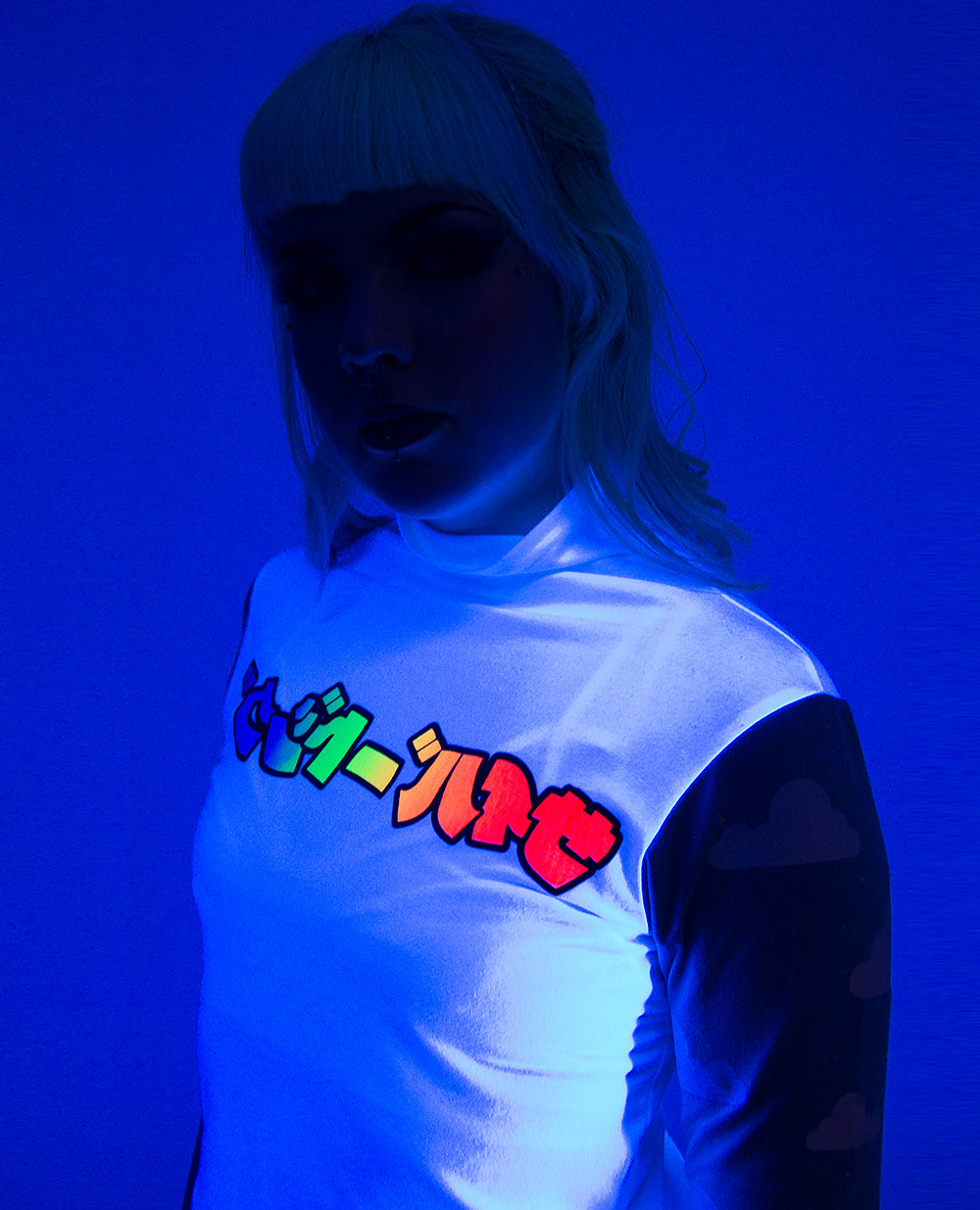 CLOUD PL AI CROP L/S.