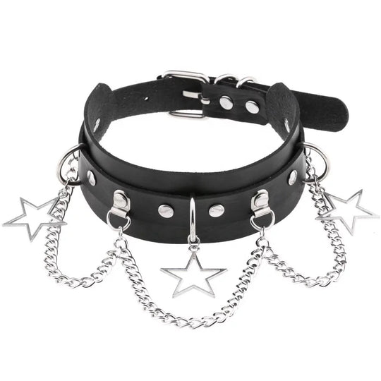 STARS & CHAINS COLLAR