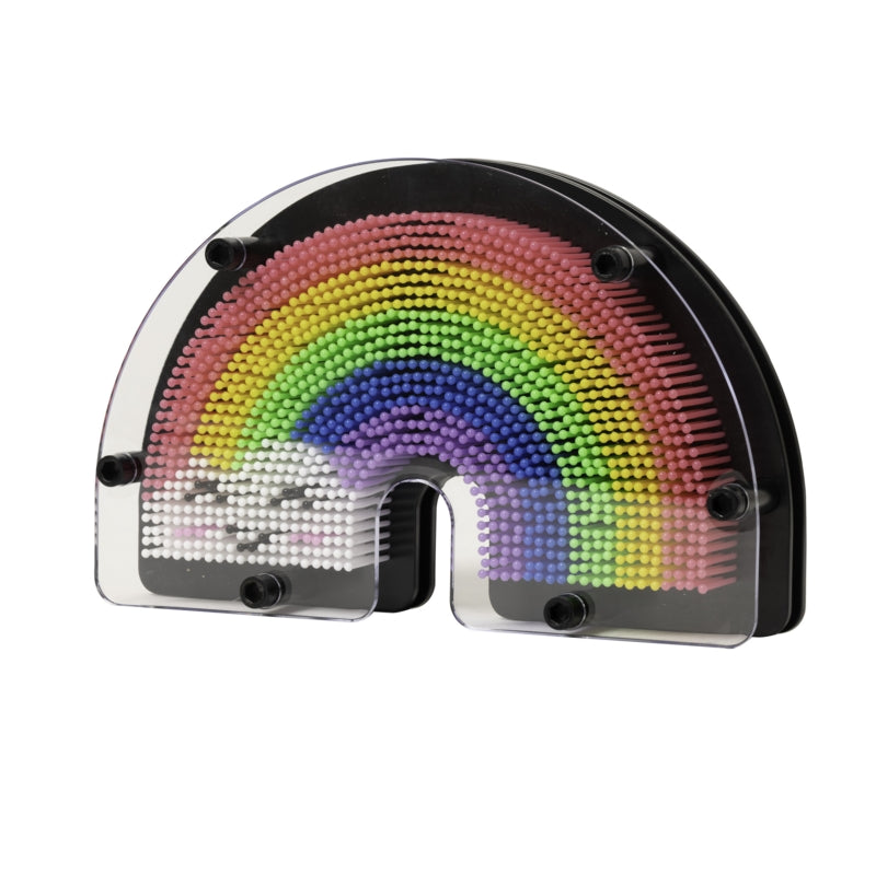 RAINBOW SHAPED PIN ART
