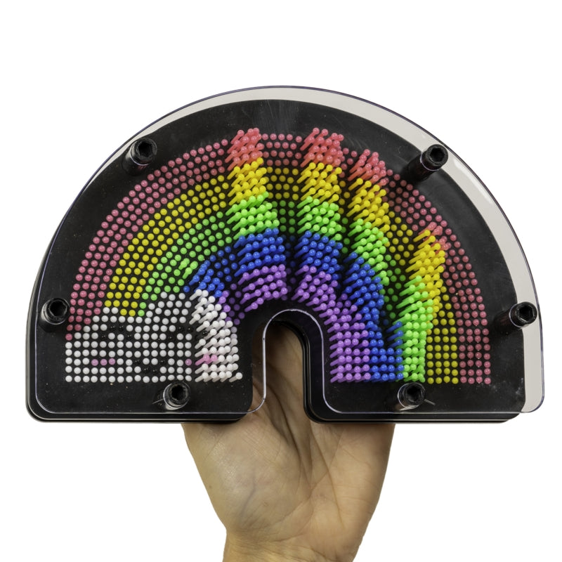 RAINBOW SHAPED PIN ART