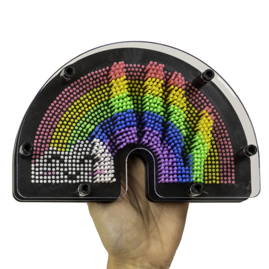 RAINBOW SHAPED PIN ART