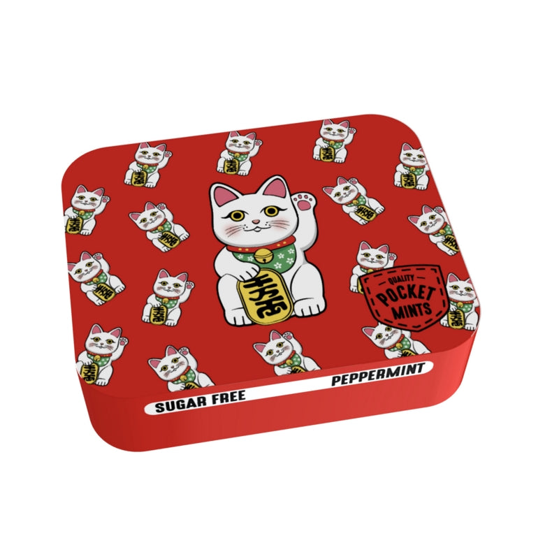 LUCKY CAT MINTS IN A TIN