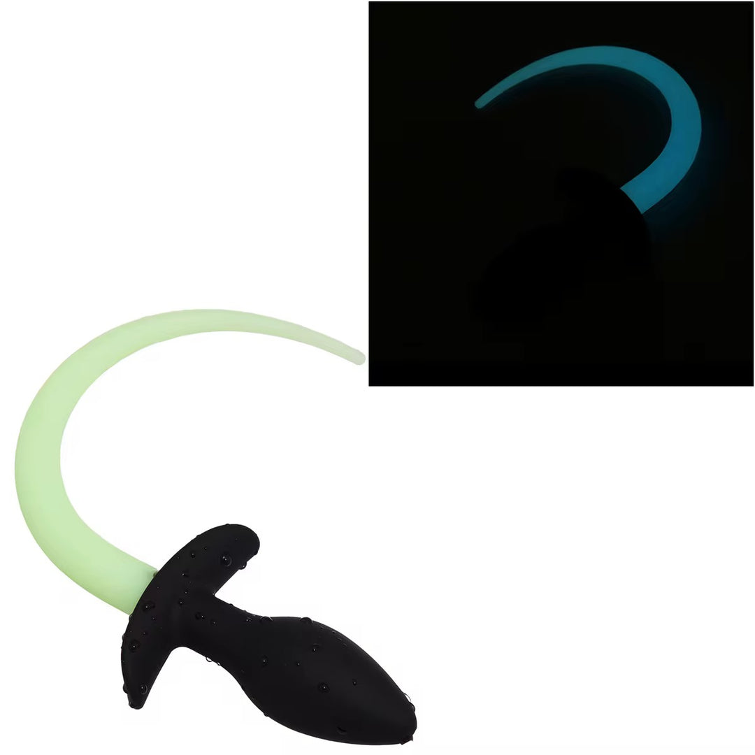 GLOW IN THE DARK TAIL BUTT PLUG