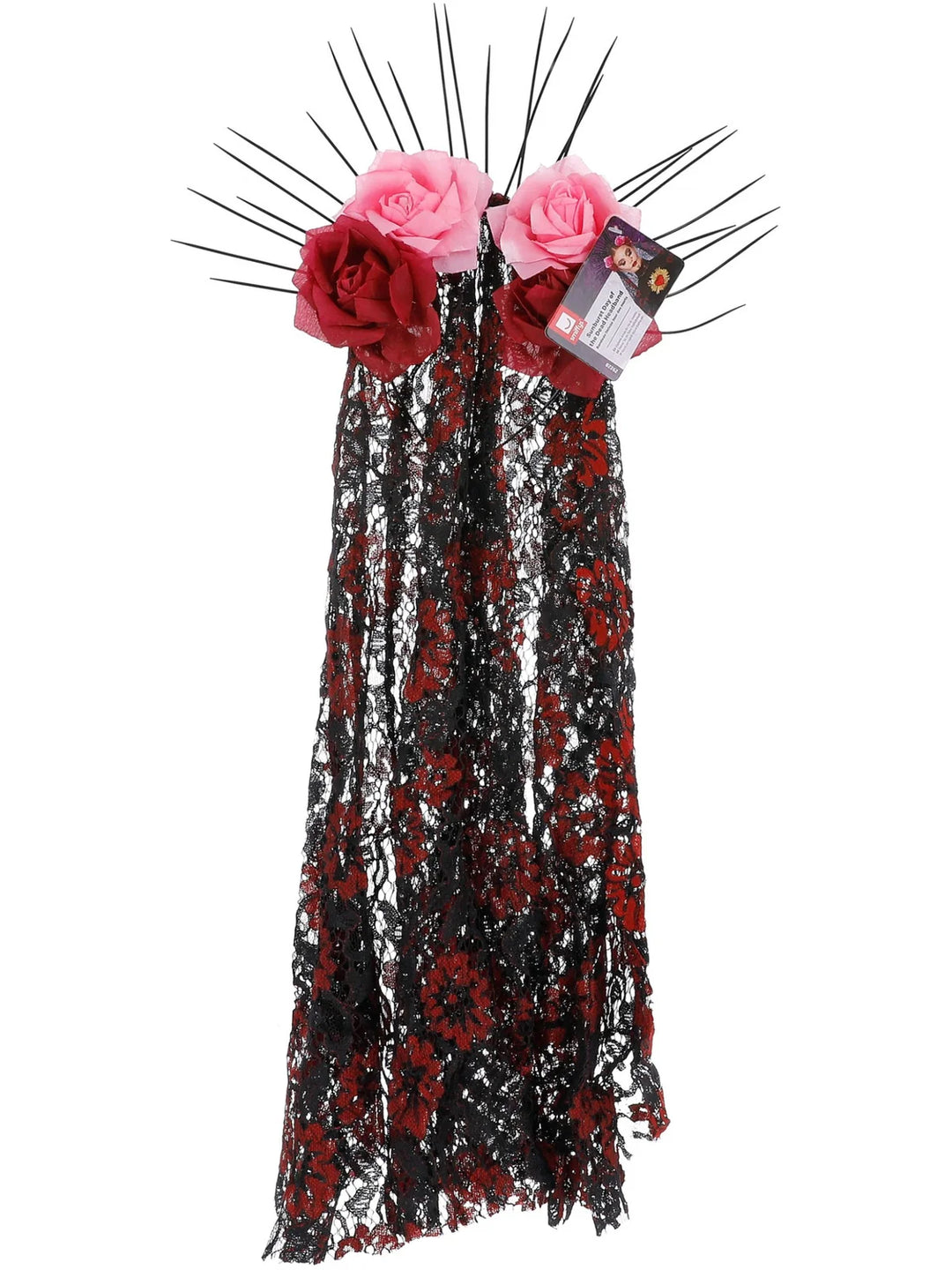 DELUXE SUNBURST DAY OF THE DEAD HEADBAND
