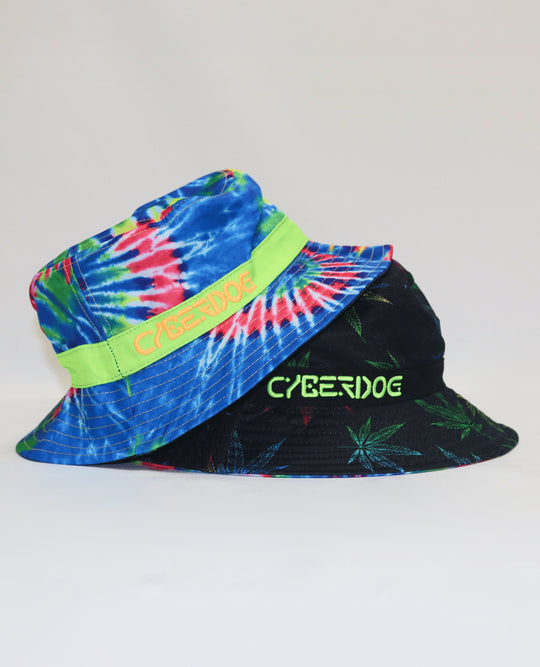 DOUBLE SIDE HAT LEAF 420 / TIE DYE
