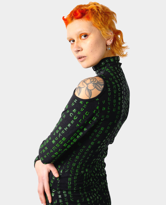 WOMENS DRESS L/S BINARY