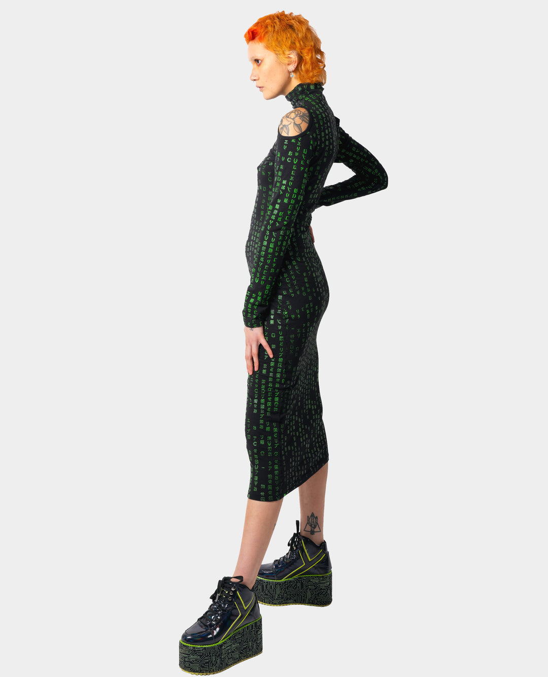 WOMENS DRESS L/S BINARY