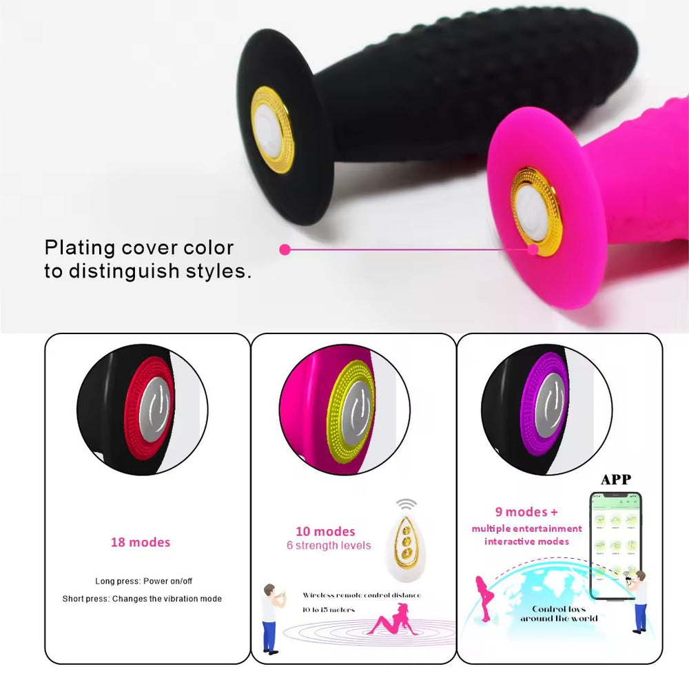 VIBRATING ANAL BUTT PLUG