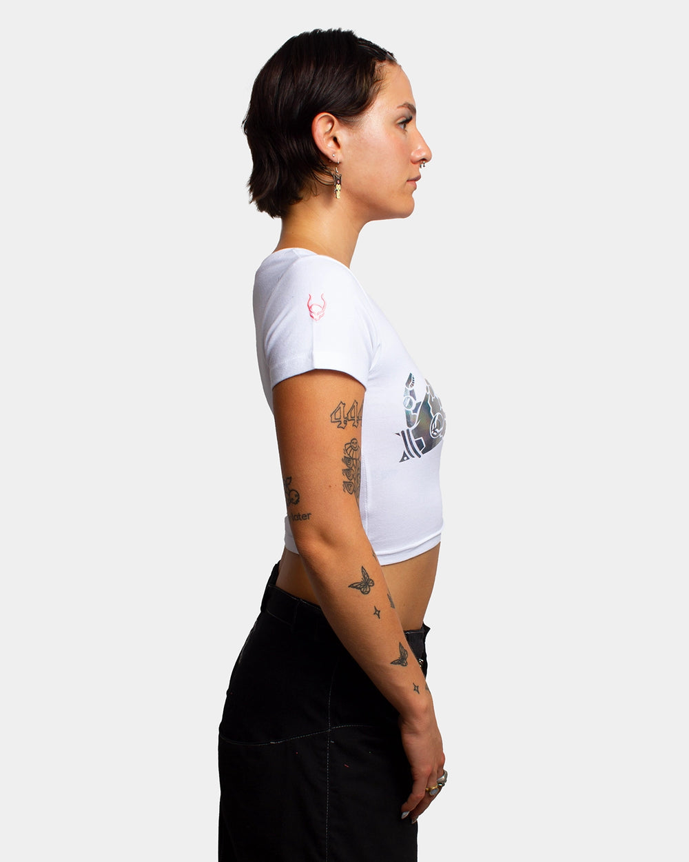 BIONIC BRA CROP T-SHIRT WHITE