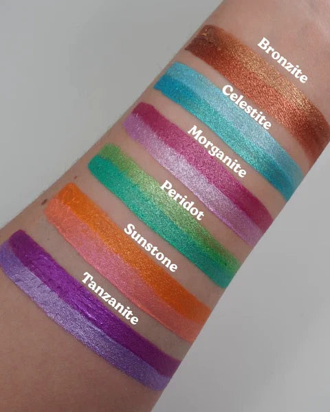 METALLIC WET EYELINERS - SUNSTONE - SPLIT LINER - GLISTEN COSMETICS