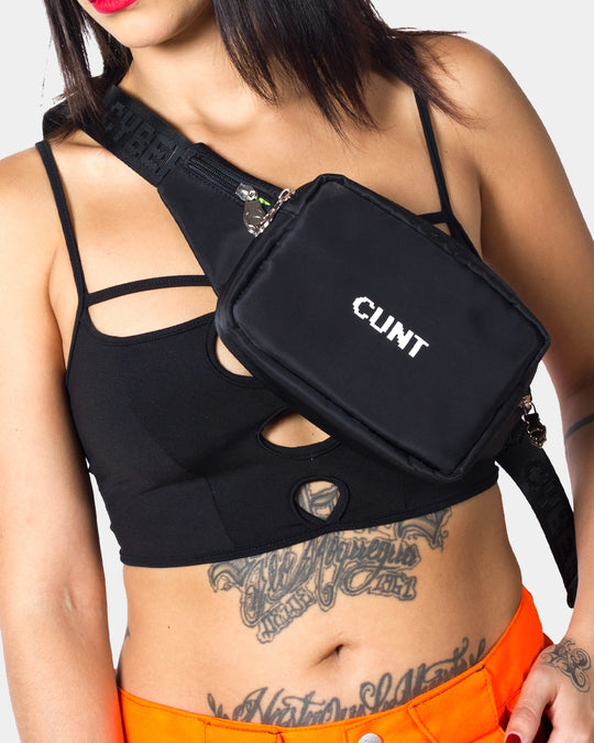 CUNT BUM BAG BLACK