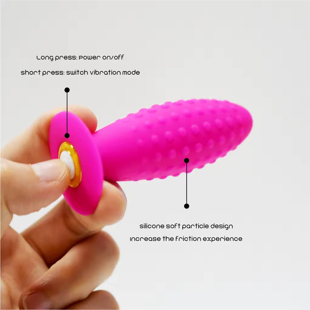 VIBRATING ANAL BUTT PLUG
