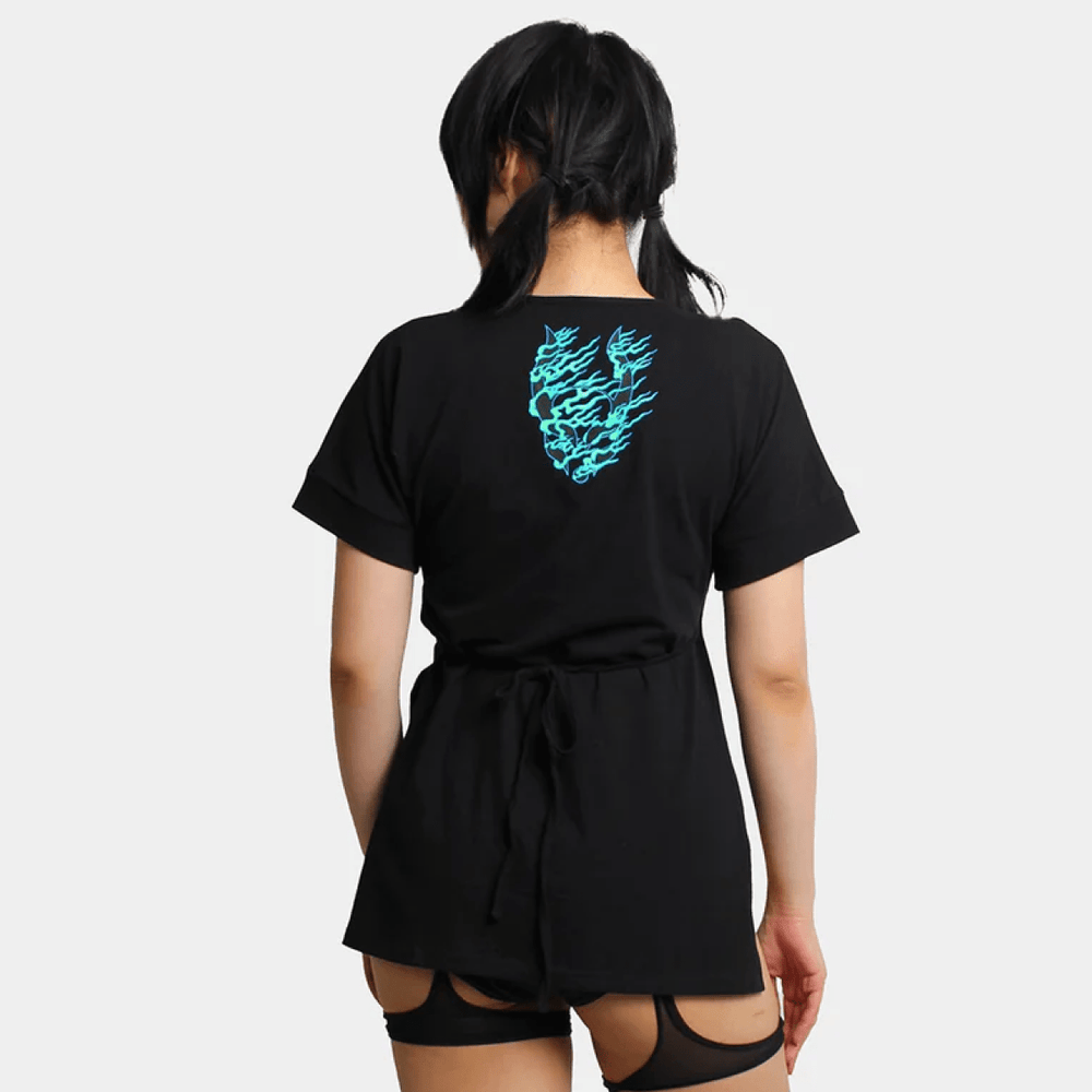 DRAGONITE KIMONO WRAP BLACK