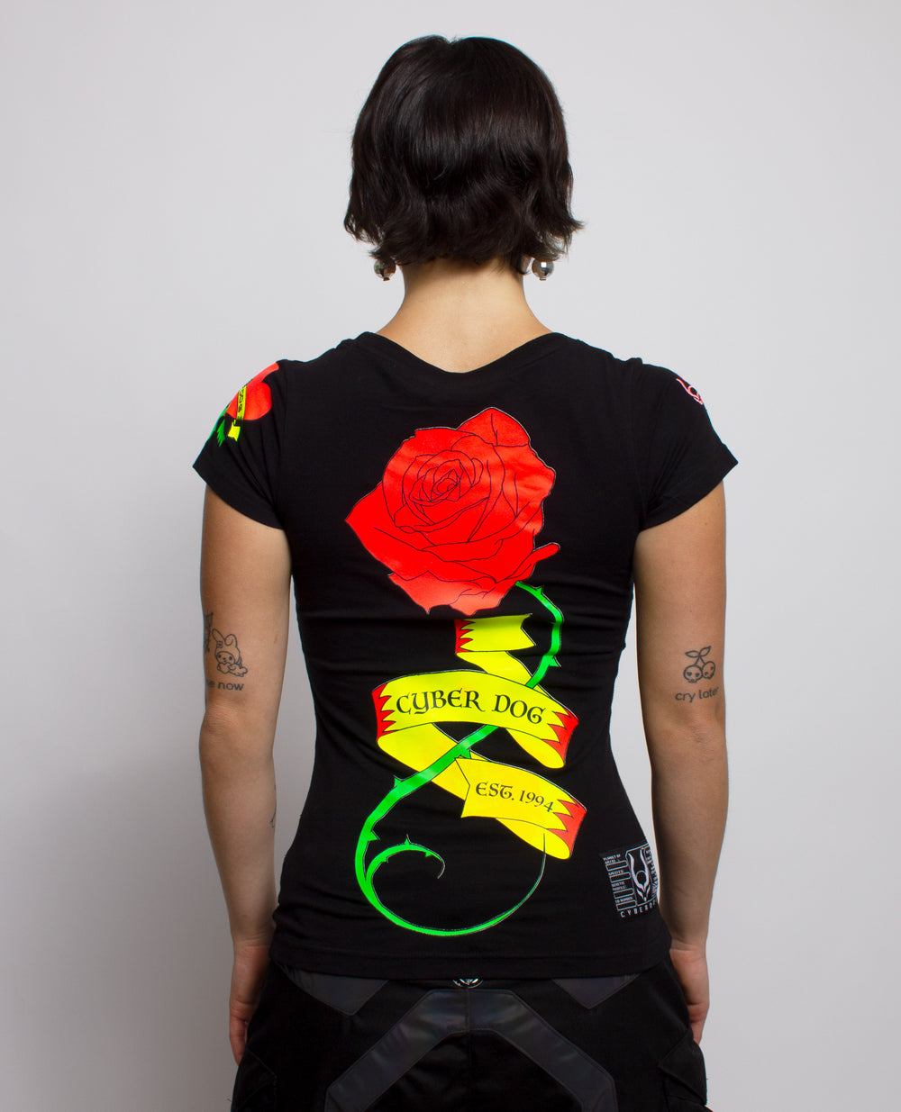 GIRLS TATTOO ROSE T-SHIRT