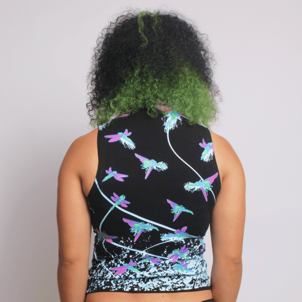 HIGH NECK VEST FIREFLIES