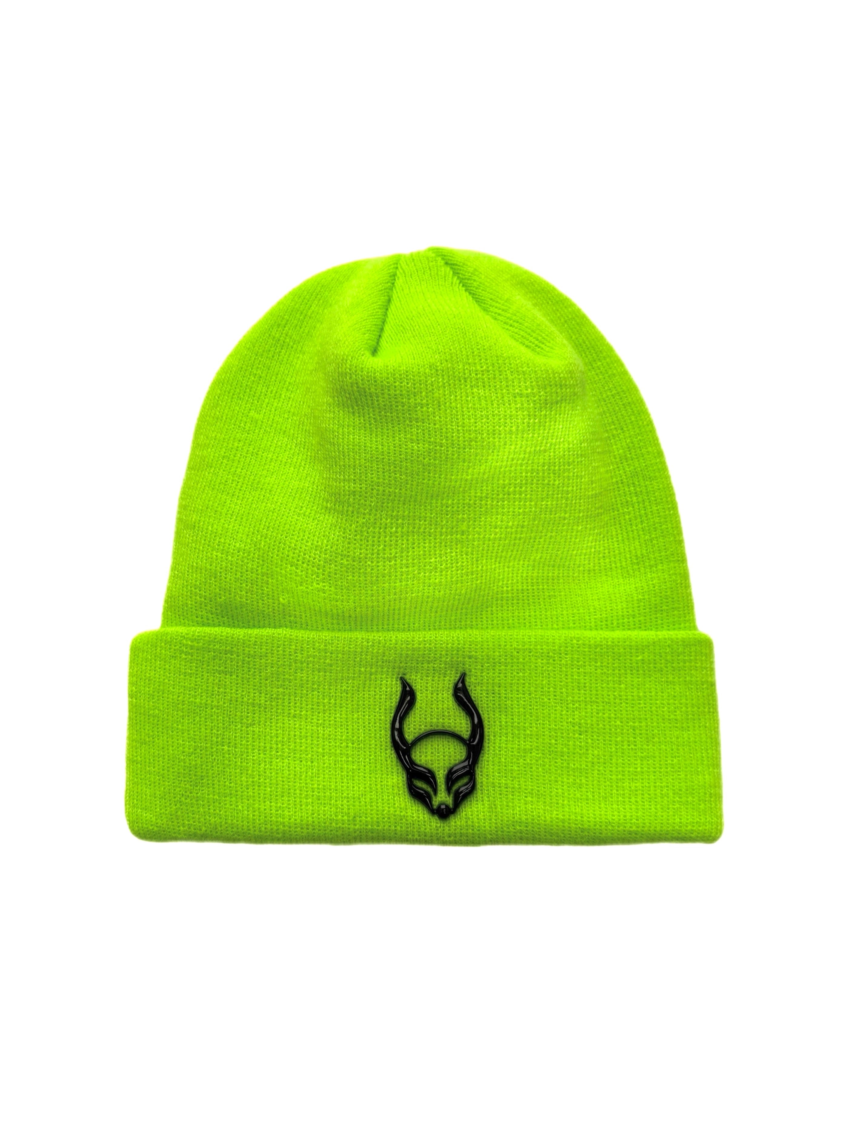 FOLDED BEANIE METAL LOGO by Cyberdog - Rave clothing