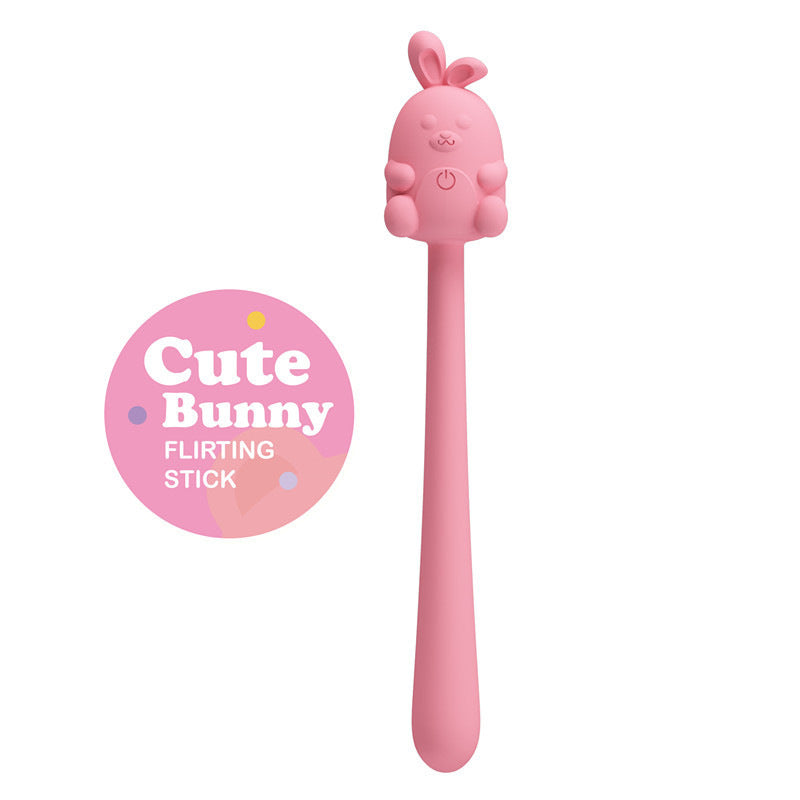 CUTE BUNNY FLIRTING STICK VIBE