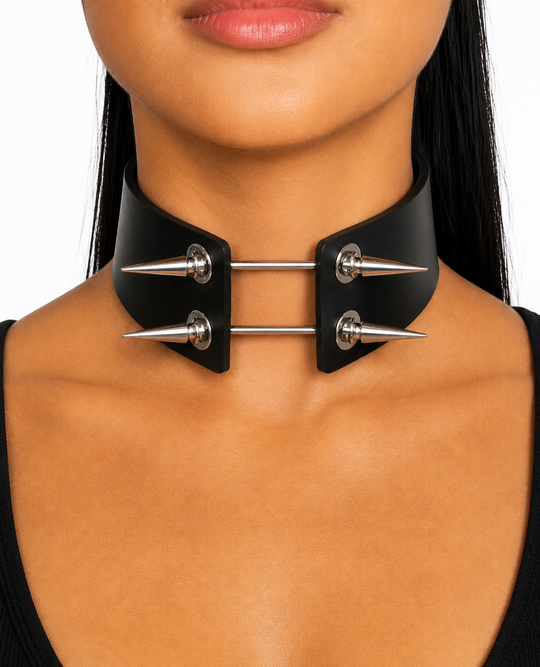 DOUBLE SPIKE COLLAR