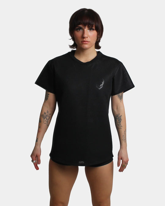 AIRTEX MESH LOGO T-SHIRT WOMENS
