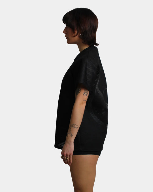 AIRTEX MESH LOGO T-SHIRT WOMENS