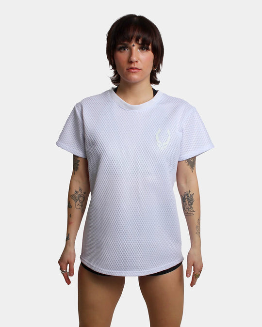 AIRTEX MESH LOGO T-SHIRT WOMENS