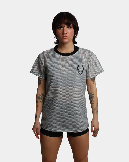 AIRTEX MESH LOGO T-SHIRT WOMENS