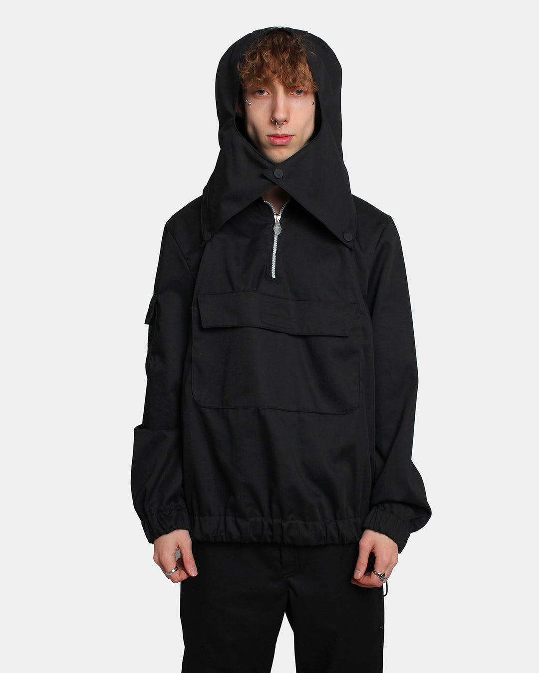 MULTI POCKET WINDCHEATER BLACK