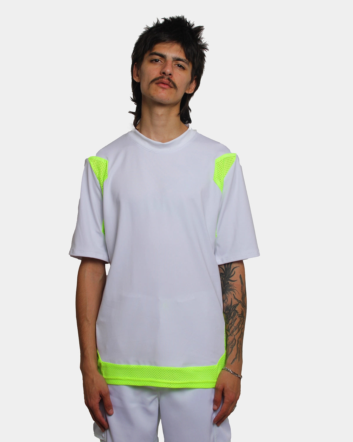 Neon mesh t shirt dress sales