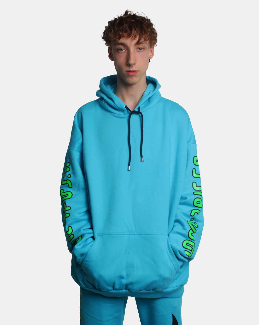 INVASION OVERSIZED HOODIE WHITE CYBERDOG RAVEWEAR Cyberdog