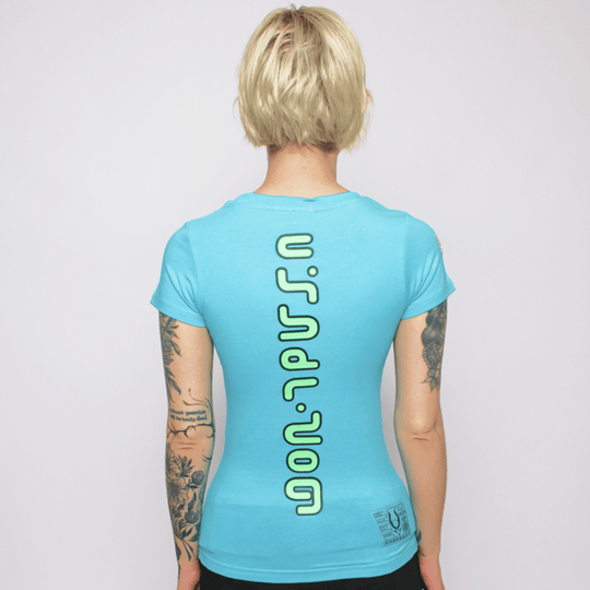 INVASION T-SHIRT TURQUOISE WOMENS