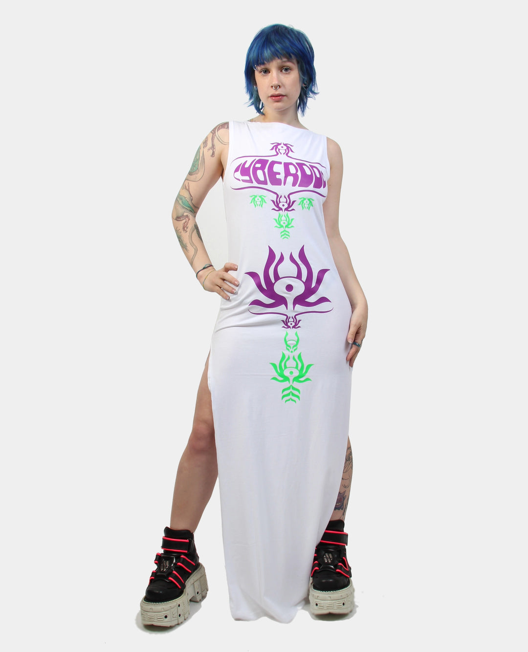 LOOSE FIT LOTUS FLOWER DRESS Cyberdog LOOSE FIT LOTUS FLOWER DRESS Cyberdog