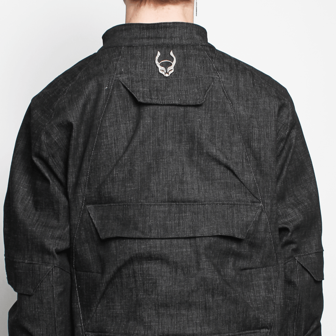 MULTI POCKET JACKET DARK BLUE DENIM – Cyberdog MULTI POCKET JACKET DARK BLUE DENIM – Cyberdog