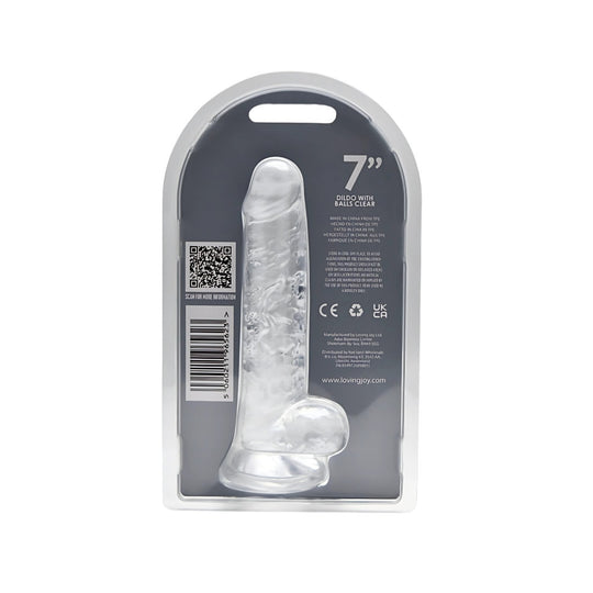 LOVING JOY 7 INCH DILDO WITH BALLS